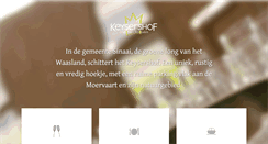 Desktop Screenshot of keysershof.be