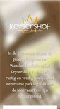 Mobile Screenshot of keysershof.be